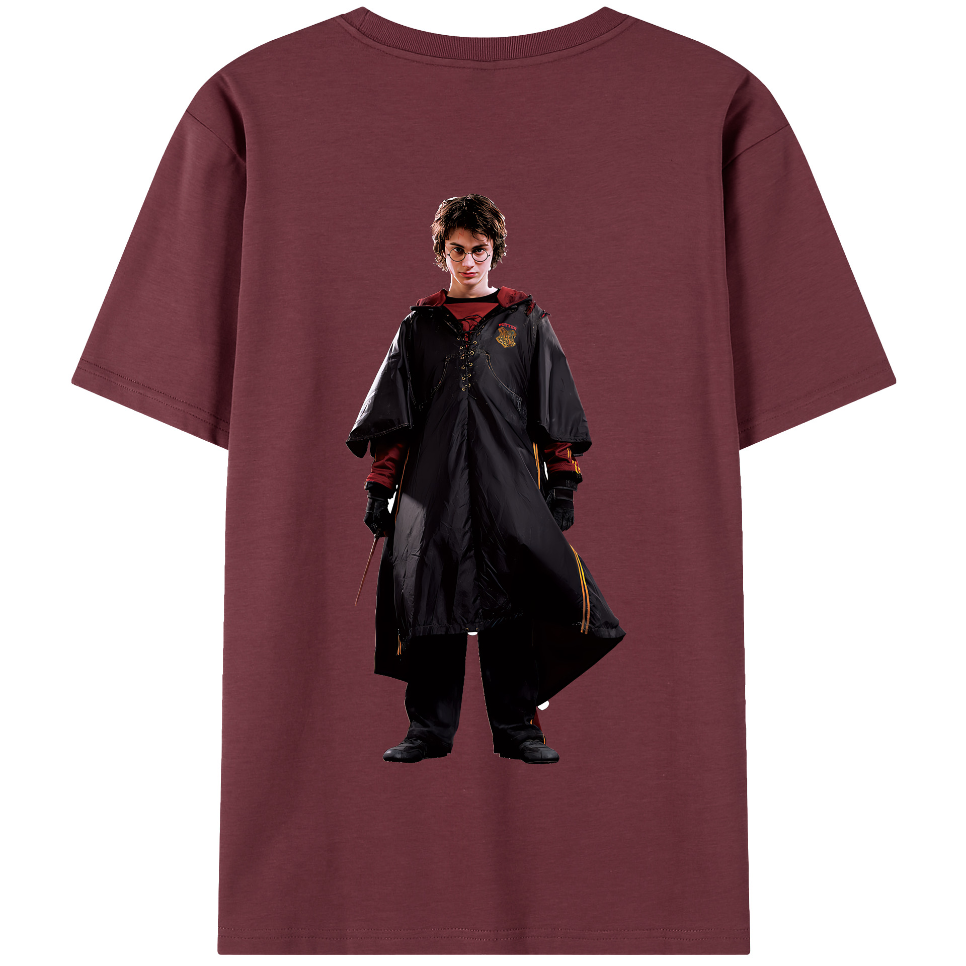 （画像用） Harry Potter ハリー・ポッターシリーズ 綿100％半袖Tシャツ（背面プリント）